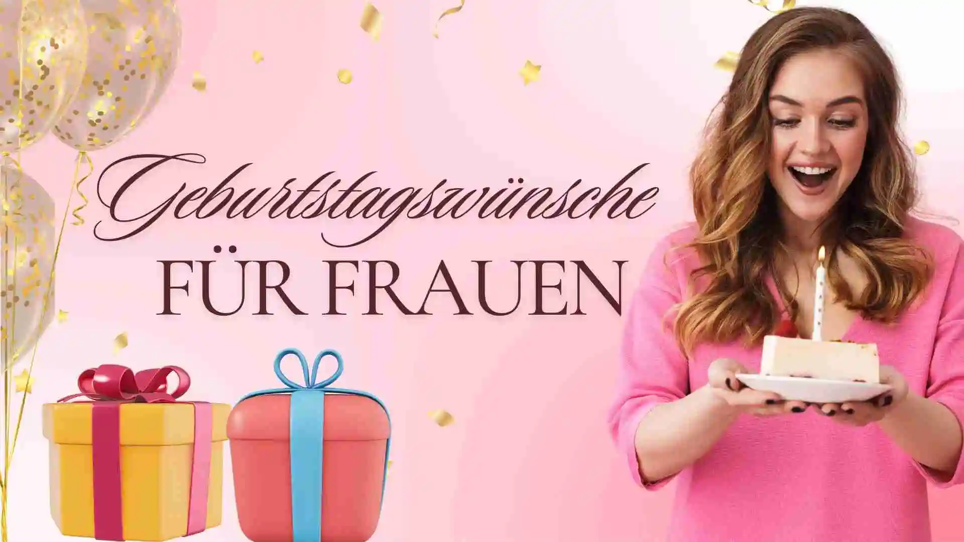 Geburtstagsglückwünsche für Frauen (Bild)